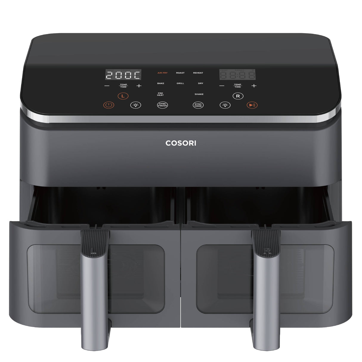 Cosori Dual Basket Heissluftfriteuse Schwarz