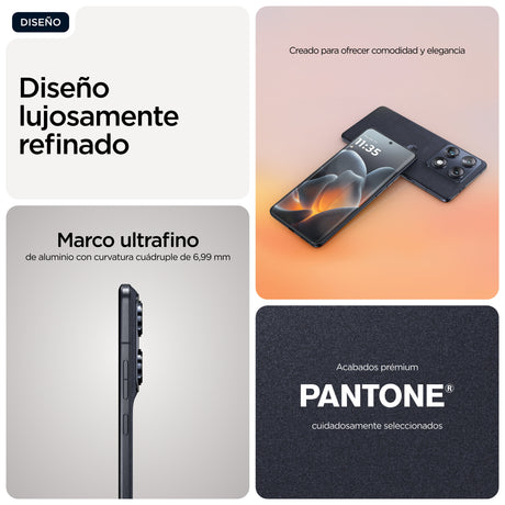 EAN 840493604886 - Motorola signature 17,2 cm (6.78") SIM doble Android 16.0 5G USB Tipo C 16 GB 512 GB 5200 mAh Azul oscuro imagen 6