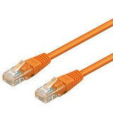 Cat 6 Patch Cable, U/Utp, Orange, 1 M - Cca Material