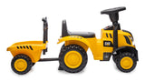 Jamara Rutscher Caterpillar Traktor Con Anhänger 2in1 Amarillo