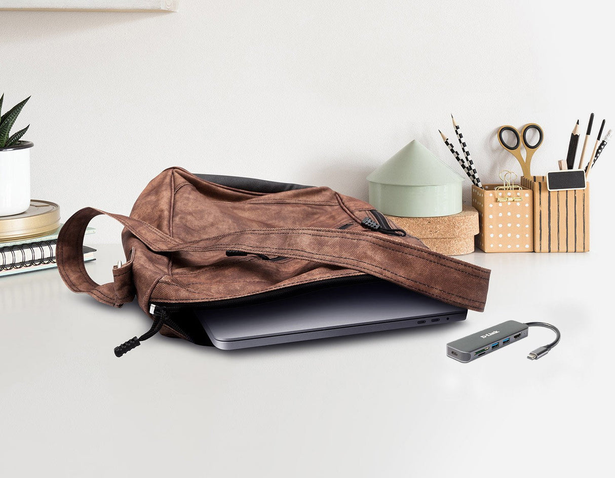 EAN 0790069468582 - D-Link DUB-2327 base para portátil y replicador de puertos Alámbrico USB Tipo C Gris imagen 6