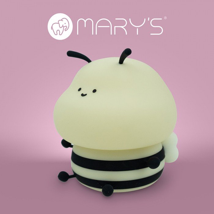 Lámpara Nocturna Led Rgb Recargable Modelo Abeja