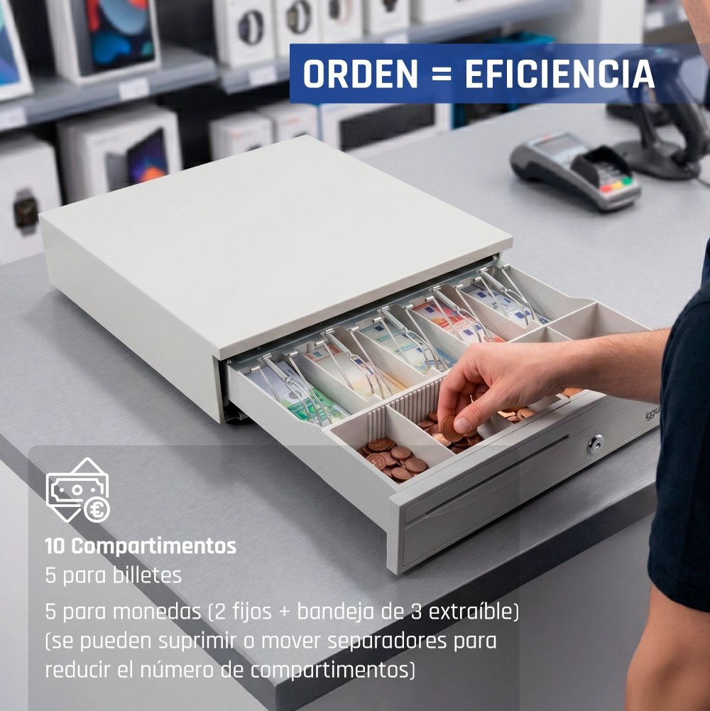 EAN 8435364315767 - iggual IGG315767 cajón de efectivo Cajón de efectivo electrónico imagen 9