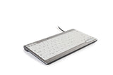 Bakkerelkhuizen Ultraboard 950 Teclado Usb Qwerty Inglés Del Reino Unido Plata, Blanco