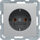 Berker 47436084 Steckdose Schuko Q.1 Q.3 Alu Samt