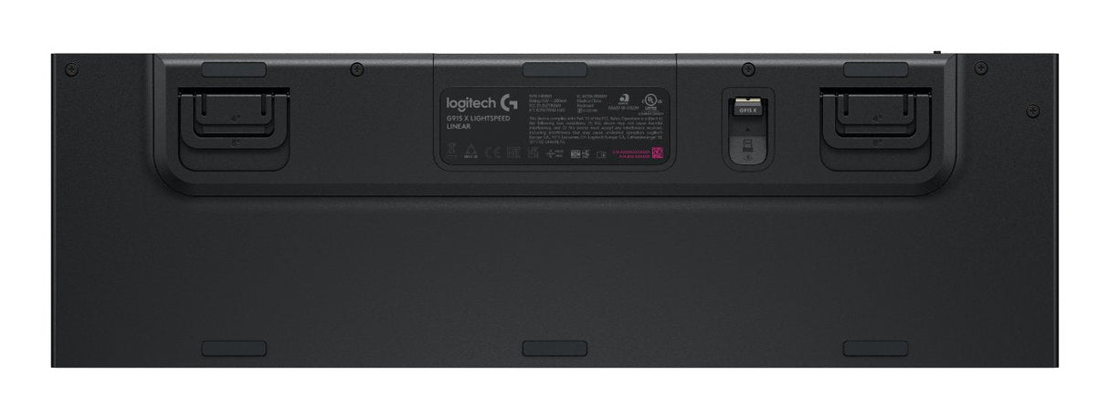 Logitech G915 X Lightspeed, Teclado Para Juegos Negro, Diseño De, Gl Táctil, Interruptores Lineales Gl 920-012697