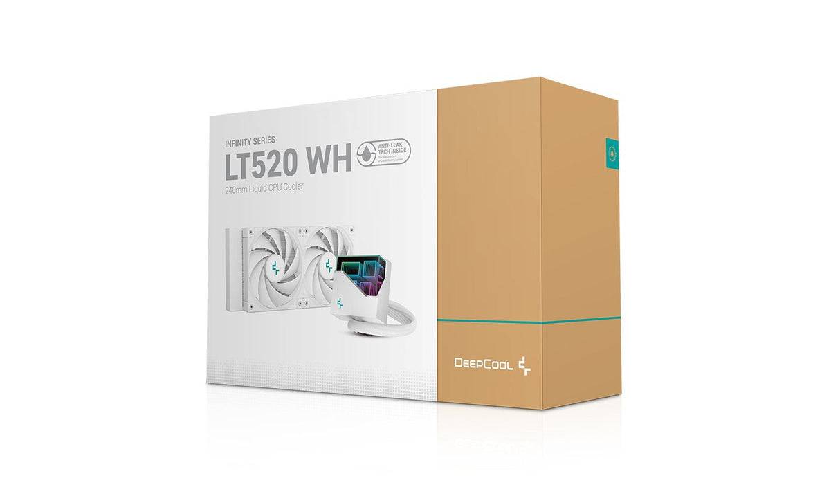 EAN 6933412728115 - DeepCool LT520 WH Procesador Sistema de refrigeración líquida todo en uno 12 cm Blanco 1 pieza(s) imagen 6