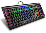 Sharkoon Skiller Sgk40, Teclado Para Juegos Negro, Diseño De, Huano Red 4044951040100