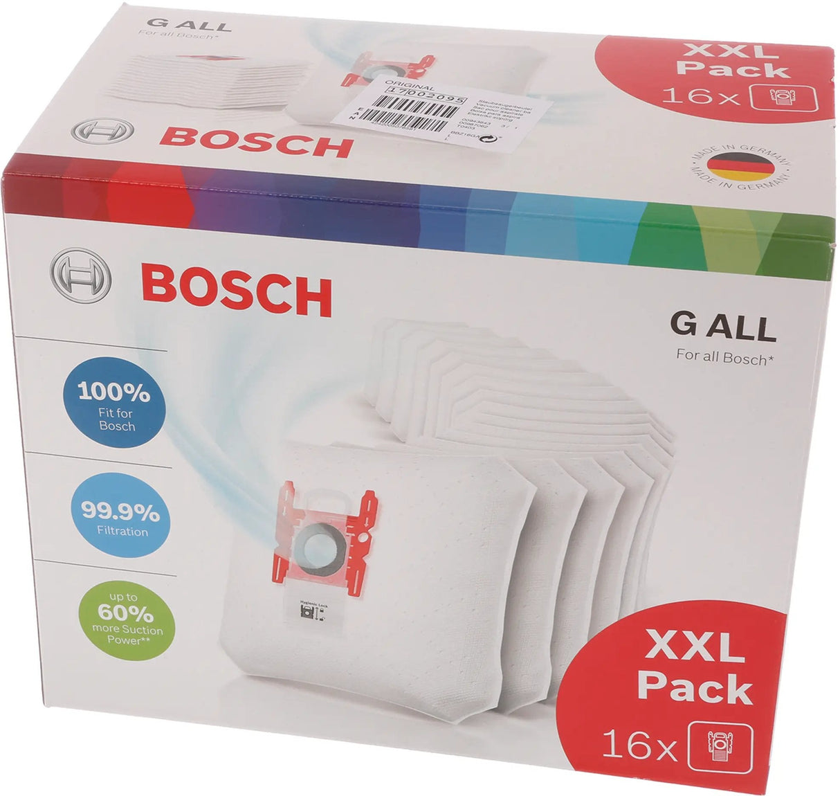 Bosch Bolsas Para Aspiradora Gall Powerprotect Bbz16gall