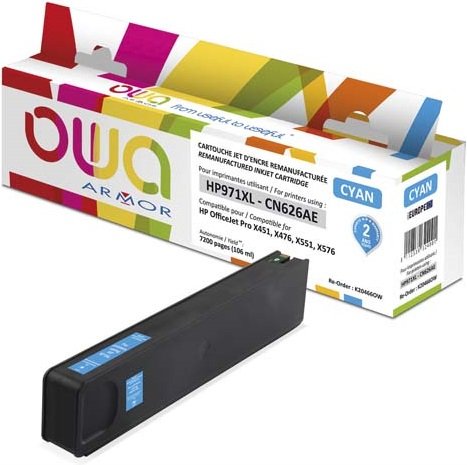 Toner Armor Para Hp Officejet Pro X4xx/X5xx Hp 971xl C