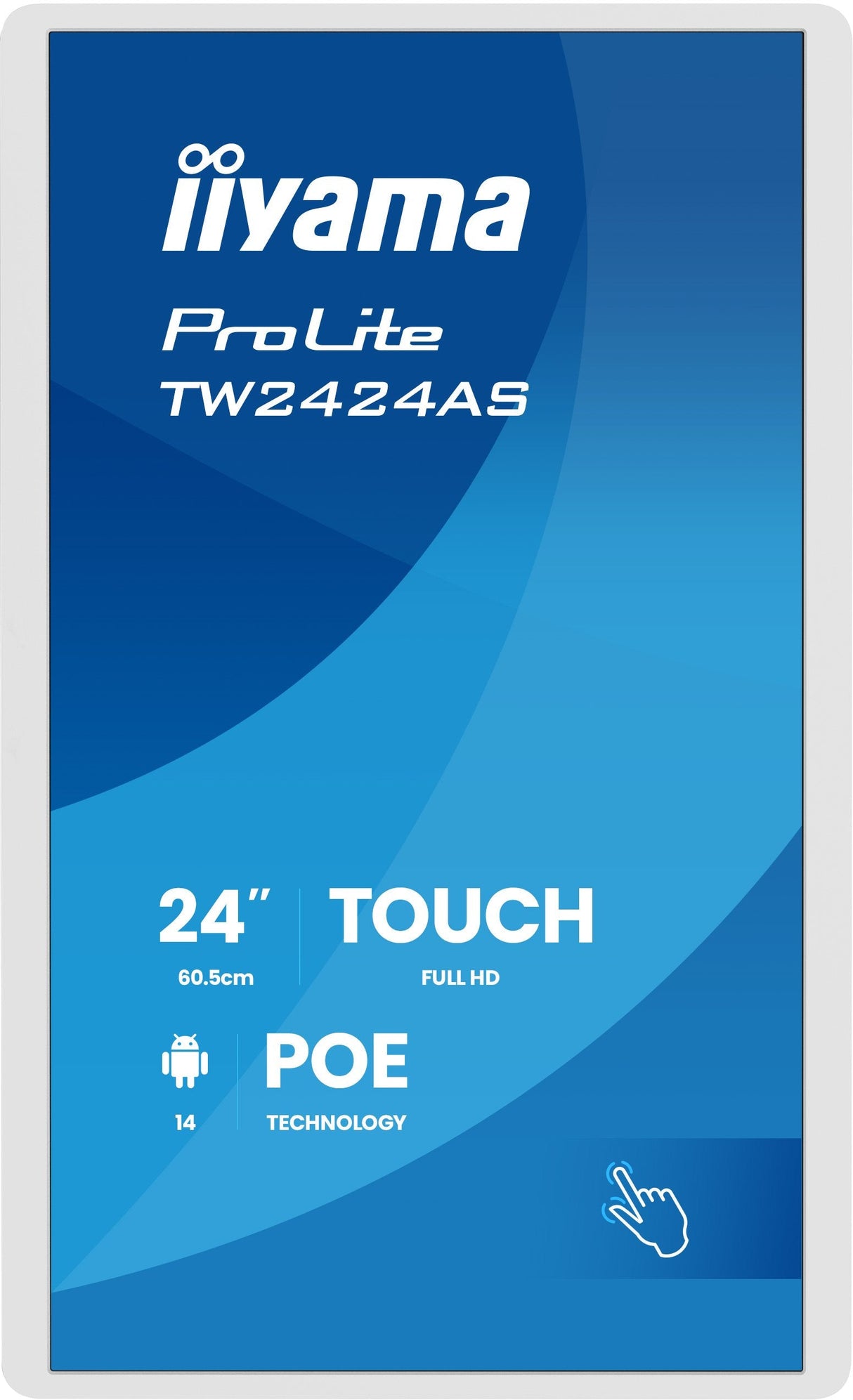 Iiyama 60,5cm (23,8") Tw2424as-W3p 16:9 M-Touch Usbc Android