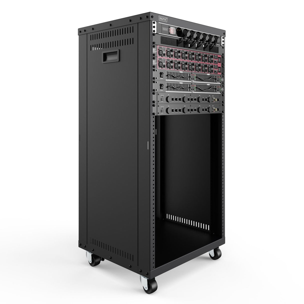 EAN 4016032490326 - Digitus DN-48002 armario rack 21U Rack o bastidor independiente Negro imagen 4