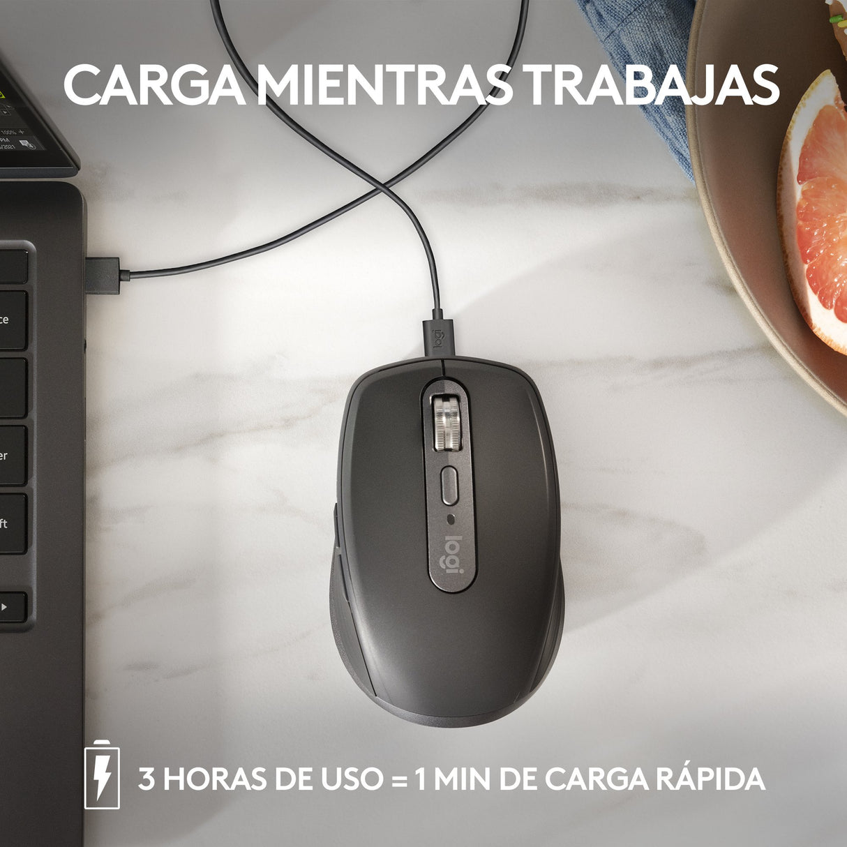 EAN 5099206111745 - Logitech 910-006930 ratón Oficina mano derecha RF Wireless + Bluetooth Laser 8000 DPI imagen 16