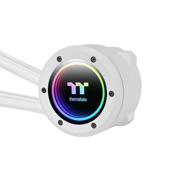 Thermaltake Th420 V2 Argb Sync All-In-One Liquid Cooler Snow Edition, Refrigeración Por Agua Blanco