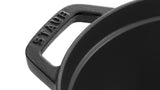 Staub La Cocotte 41cm Oval Schwarz, Gusseisen