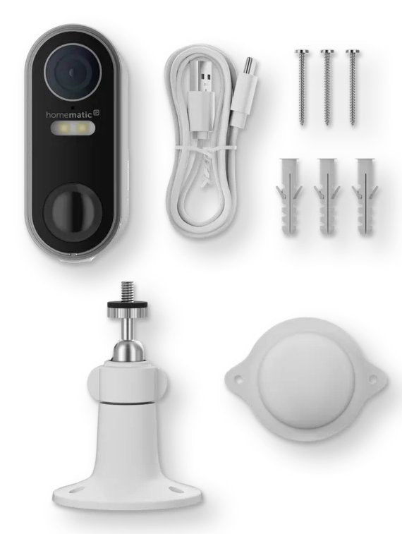 Homematic Ip Batería-Auenkamera (Hmip-Cor) (Wei Negro, 3mp, Wlan)