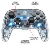 Pdp Nintendo Switch Controller Wireless Durchsichtig