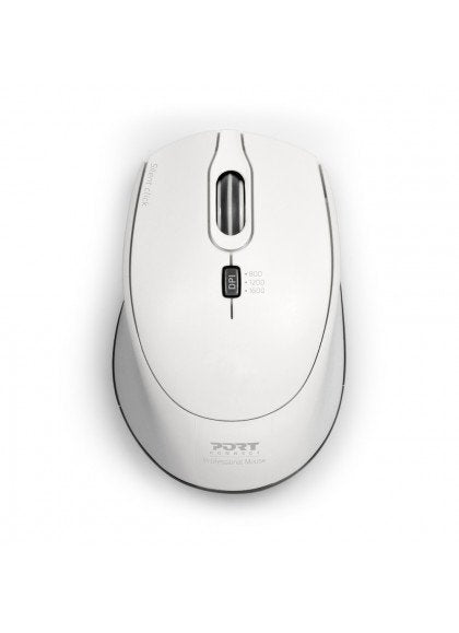 Port Designs 900714 Raton Ambidiestro Rf Inalámbrico + Usb Tipo-C 1600 Dpi