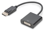 EAN 4016032468783 - Digitus DB-340414-001-S adaptador de cable de vídeo 0,15 m Mini DisplayPort DVI-I Negro imagen 1