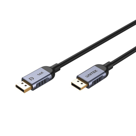 EAN 4894160054005 - UNITEK C1628GY01-3M cable DisplayPort Negro, Gris imagen 1
