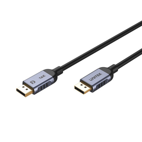 EAN 4894160053992 - UNITEK C1628GY01-2M cable DisplayPort Negro, Gris imagen 1