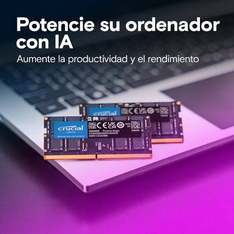 EAN 649528941220 - Crucial CT2K32G64C52CS5 módulo de memoria 64 GB 2 x 32 GB DDR5 6400 MT/s imagen 6