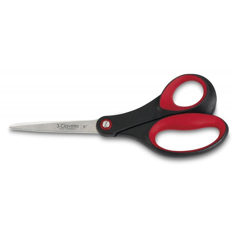 EAN 8410990001284 - 3 Claveles 00128 Universal Corte recto Negro, Rojo, Acero inoxidable imagen 1
