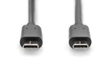 EAN 4016032455998 - Digitus AK-300138-030-S cable USB USB 2.0 3 m USB C Negro imagen 3