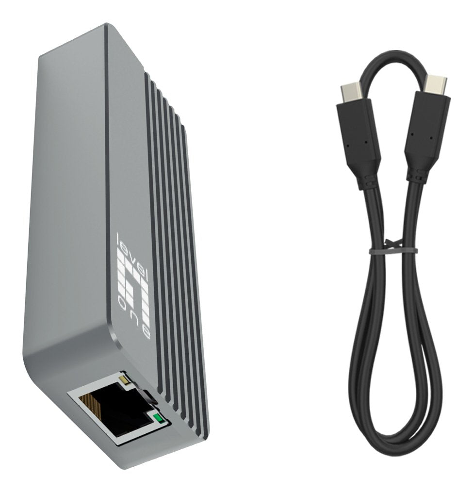 Levelone Adaptador Gigabit Usb-C3.2->Rj45 10gbps