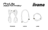 Monitor  Iiyama  27" Xb2797hsu-W1 16:9 Hdmi+Dp+2xusb-C Ips