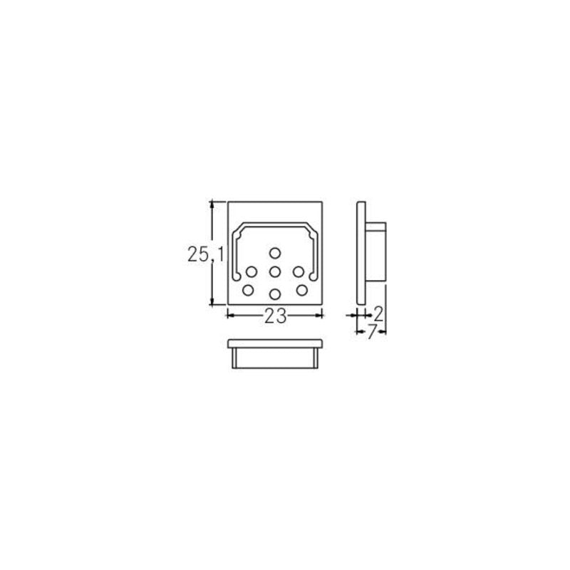 Brumberg 53057080 Endkappen-Set Qualityflex Sw