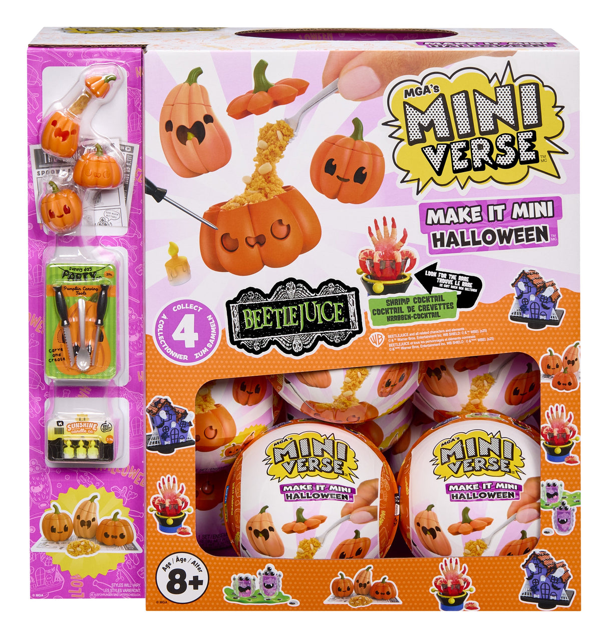 Mga Entertainment Mga'S Miniverse - Make It Mini Halloween 2025 Beetlejuice Mini Collectibles (Sortierter Artikel) 547051-Euc