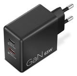 EAN 0195892129134 - Lenovo Dual USB-C 65W GaN Charger Universal Negro Corriente alterna Interior imagen 5