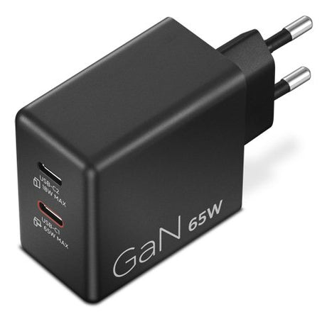 EAN 0195892129134 - Lenovo Dual USB-C 65W GaN Charger Universal Negro Corriente alterna Interior imagen 5