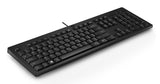 EAN 5715063540848 - HP 125 USB WD KBD (Bulk 12) teclado Universal QWERTY Inglés Negro imagen 3