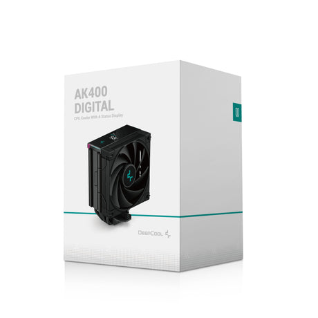 EAN 6933412728207 - DeepCool AK400 DIGITAL Procesador Refrigerador de aire 12 cm Negro 1 pieza(s) imagen 9