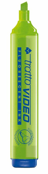 Tratto Video Marcador Fluorescente Verde -12u-