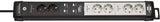 Brennenstuhl Connect Premium-Line Base Múltiple 3 M 6 Salidas Ac Interior Negro, Blanco