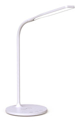Techly I-Lamp-Dsk10 Lámpara Led De Escritorio Táctil De 5.5w Con Cargador Qi De 15w