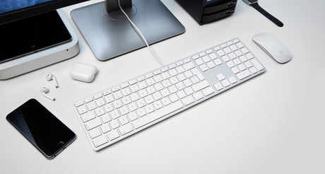 EAN 7640113433222 - LMP 17527 teclado USB Inglés del Reino Unido Plata imagen 3