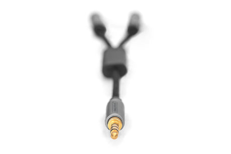 EAN 4016032481324 - Digitus DB-510320-002-S cable de audio 0,2 m 2 x 3.5mm Negro imagen 3