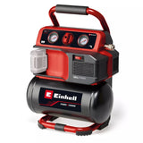 Compresor De Batería De Cambio X De Einhell Te-Ac 18/75 Li Of-Solo, 18 Volt Negro/Rojo, Sin Batería Y Cargador 4020410
