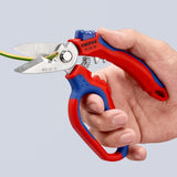 Tijeras Eléctricas Con Ángulo De Knipex 95 05 20 Sb Rojo/Azul
