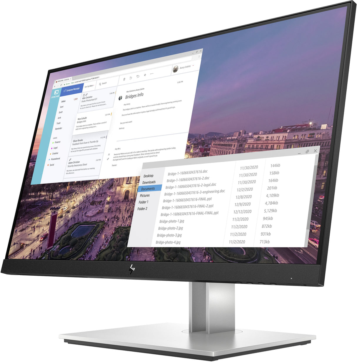 EAN 0194850079580 - HP E-Series E23 G4 FHD Monitor pantalla para PC 58,4 cm (23") 1920 x 1080 Pixeles Full HD LCD Negro, Plat imagen 2