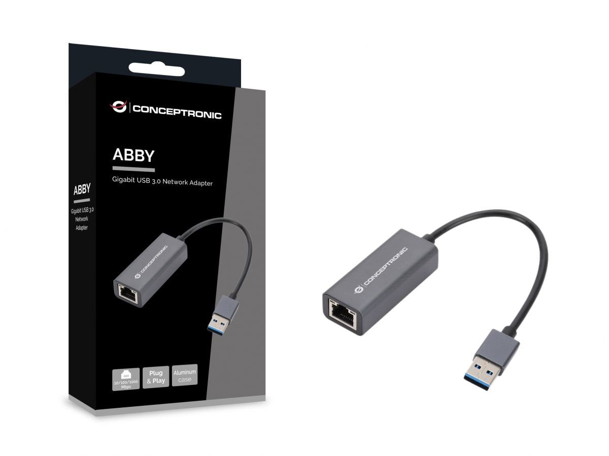 Adaptador Usb 3.0 A Gigabit Ethernet Rj45 Compatible Nintendo Switch Conceptronic