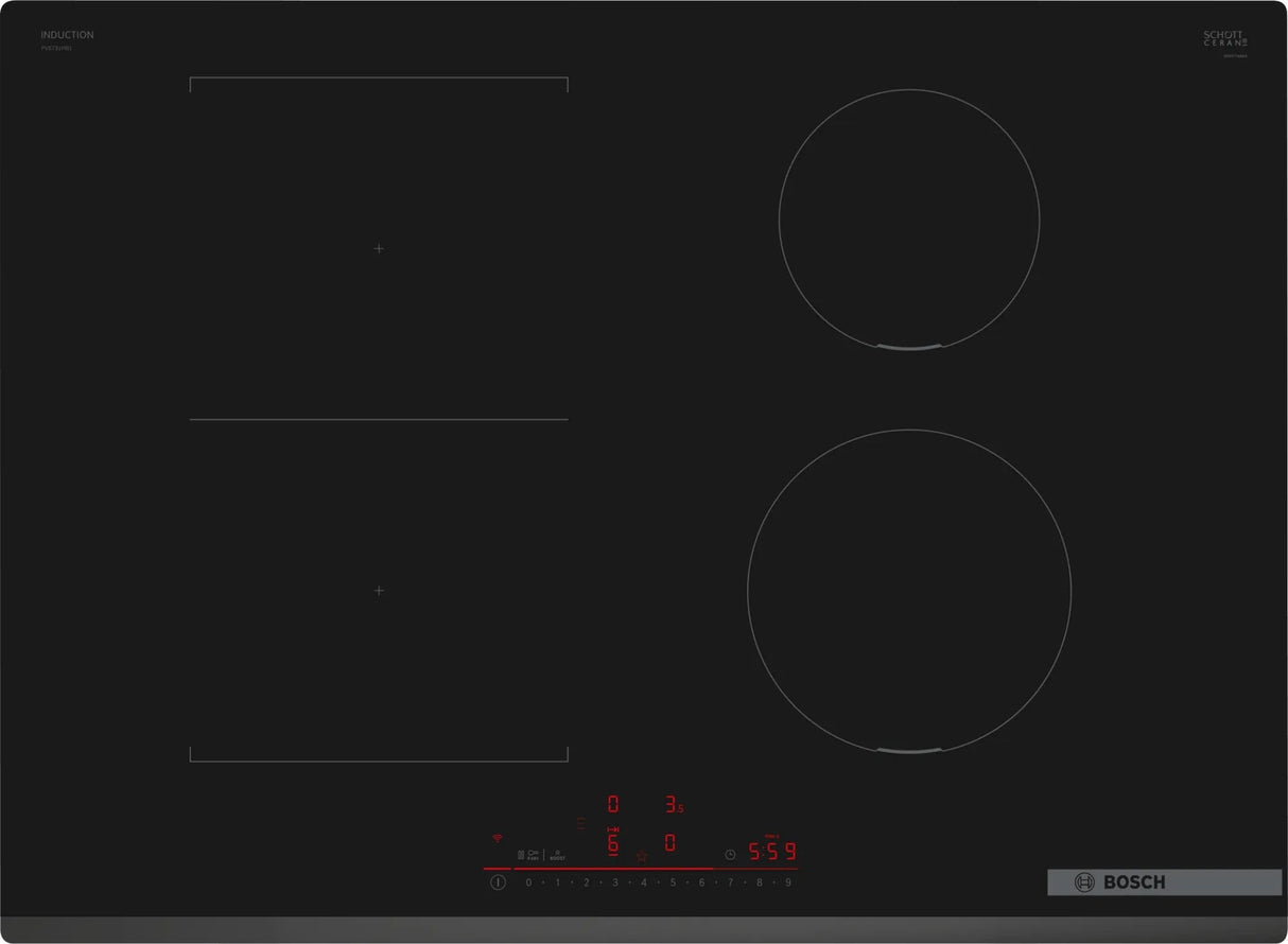 EAN 4242005394333 - Bosch Serie 6 PVS731HB1E hobs Negro Integrado 70 cm Con placa de inducción 4 zona(s) imagen 1