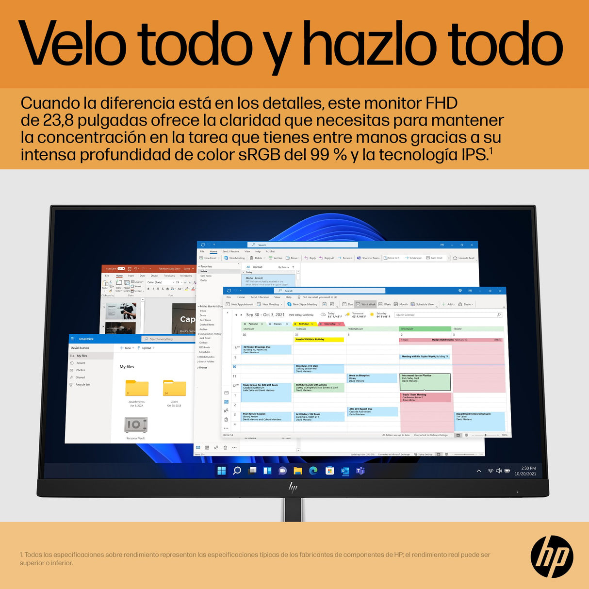 EAN 5715063139233 - HP E-Series E24 G5 FHD Monitor pantalla para PC 60,5 cm (23.8") 1920 x 1080 Pixeles Full HD LCD Plata, Ne imagen 8