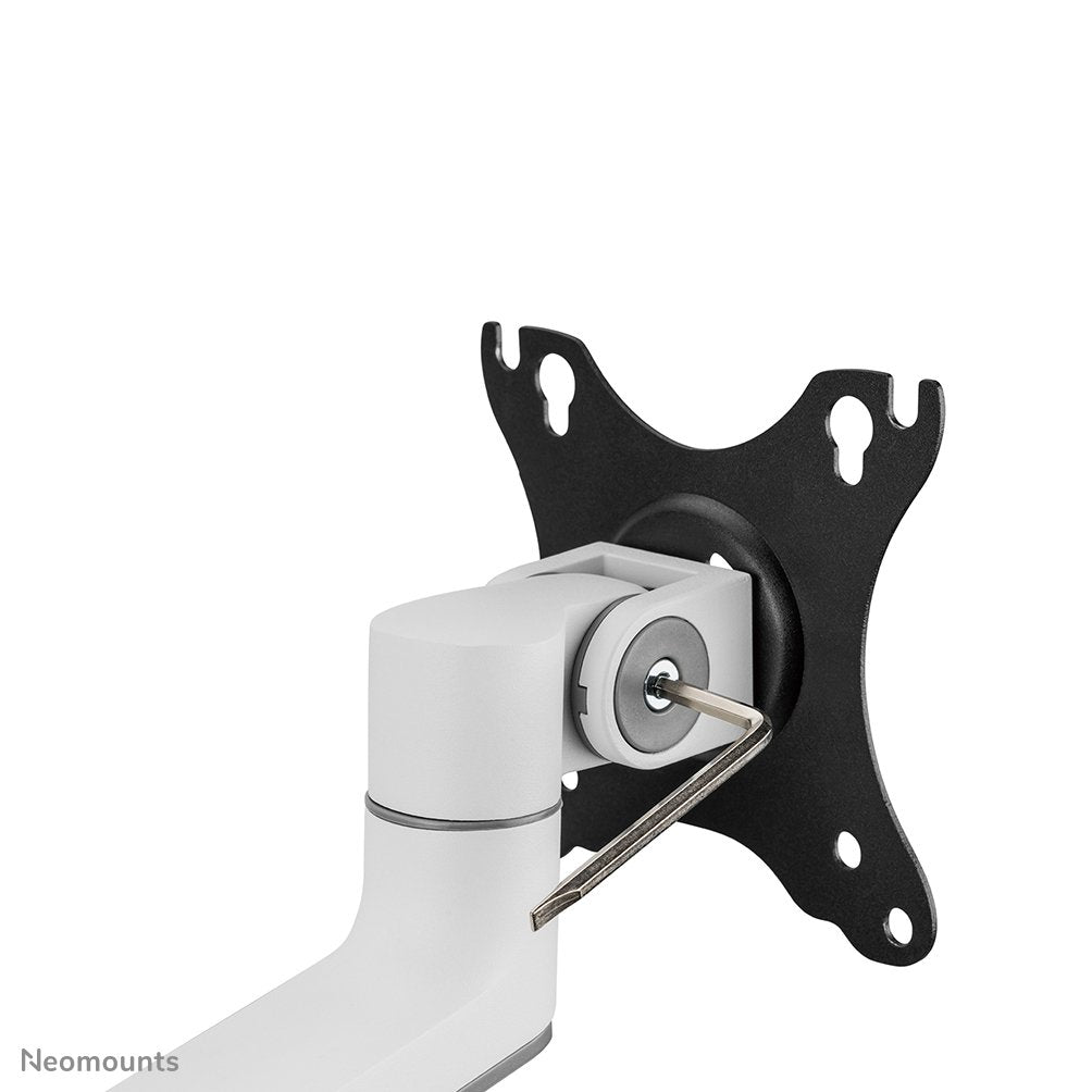 Neomounts By Newstar Soporte De Escritorio 17"-27" 2 Monitores 3gelenk Blanco Max.8kg