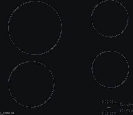 EAN 8050147042816 - Indesit AAR 160 C Negro Integrado 58 cm Cerámico 4 zona(s) imagen 1