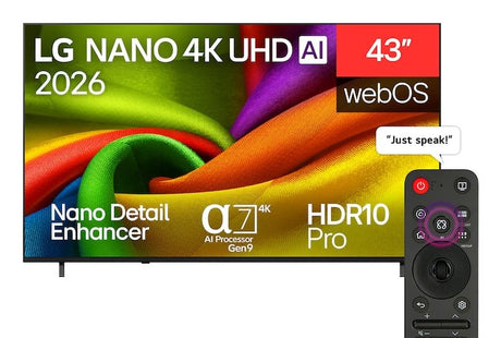 EAN 8806096738856 - LG NANO 4K UHD AI 43NU850B6LA 109,2 cm (43") 4K Ultra HD Smart TV Wifi Negro imagen 1